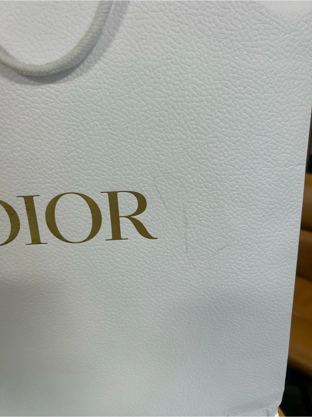 DIOR White and Gold Branded Gift Set